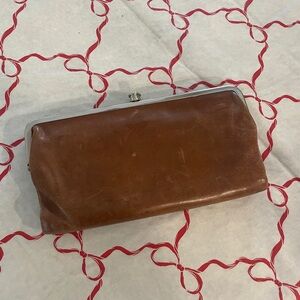 Brown Leather Hobo Lauren wallet
